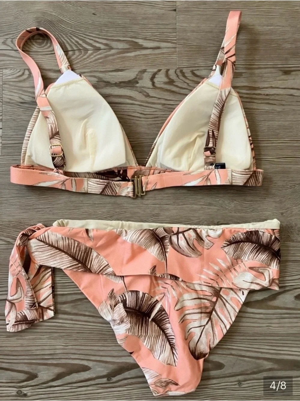 RENATA MALE Made in Italy 2 pc.Print Bikini Swim Suit. IT/44 US/SM. NWT